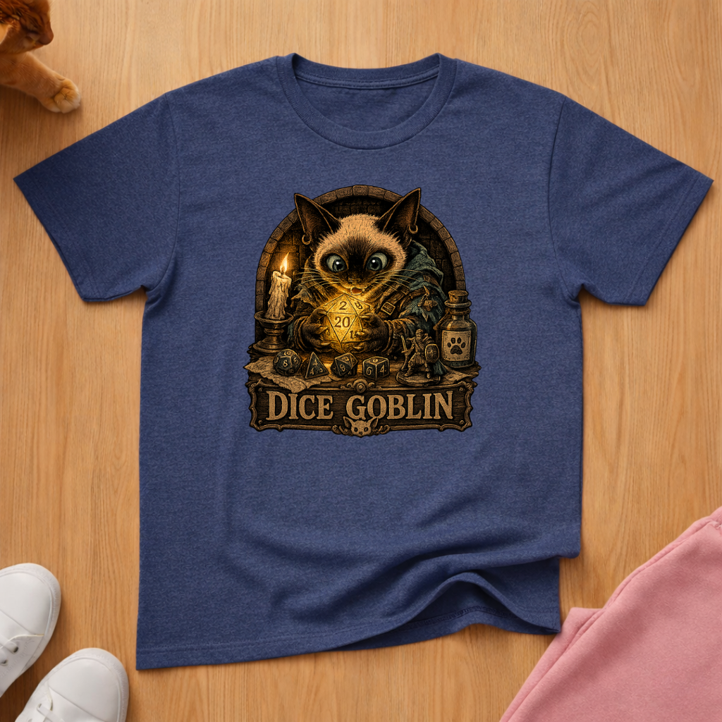 RPG player dice goblin T-shirt