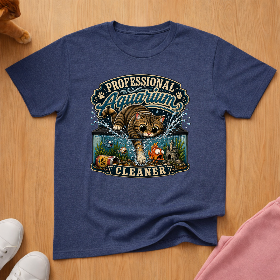 Professional aquarium cleaner T-shirt