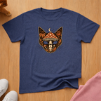 Autumn mushroom cat T-shirt