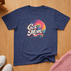 Cat mom rainbow T-shirt