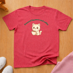 Powered by purrs and coffee 3 cat T-shirt