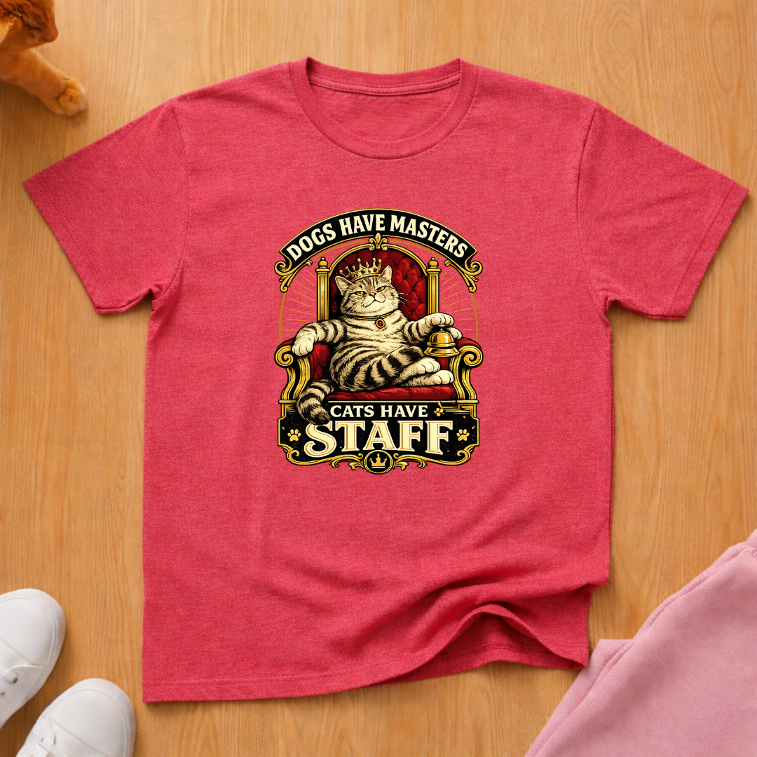 Cats have staff T-shirt