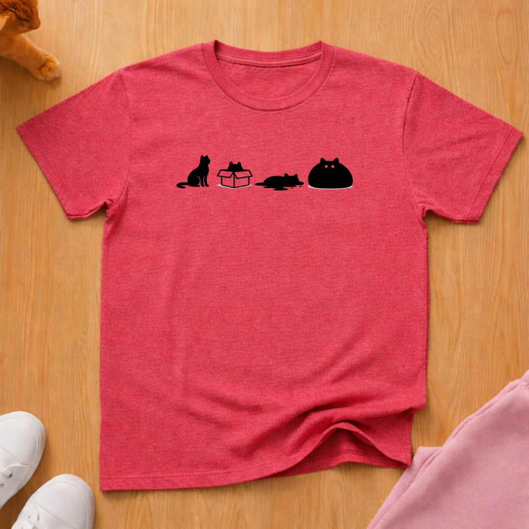 Cat progression T-shirt