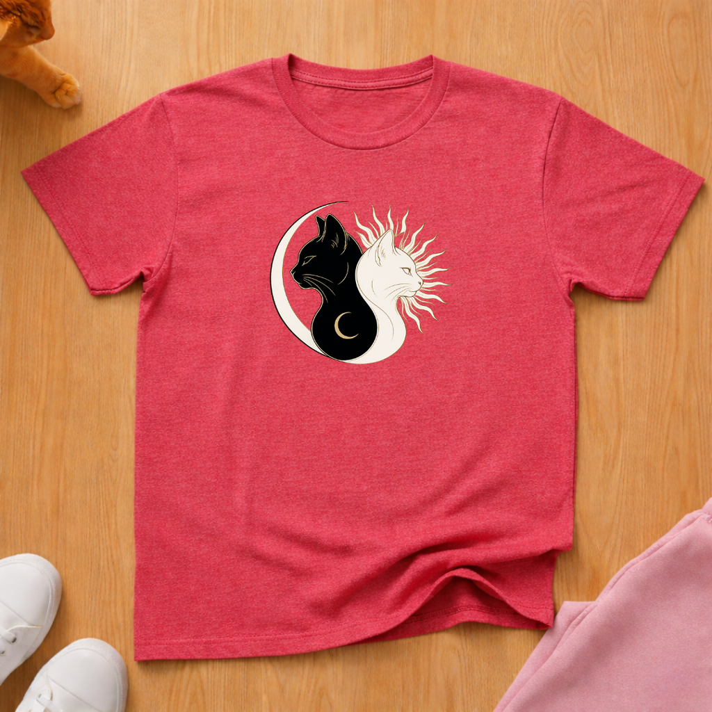 Moon and Sun cats T-shirt