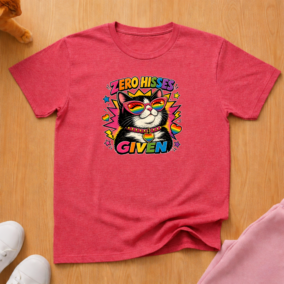 Zero hisses given T-shirt
