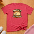 Cat cuddler club T-shirt