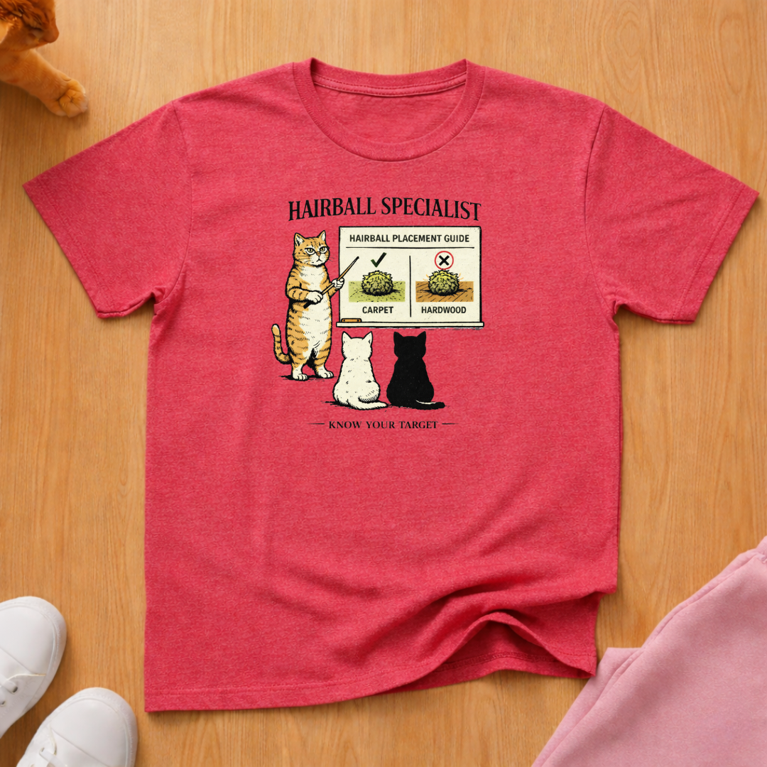 Hairball specialist T-shirt