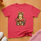 Mushroom cat T-shirt