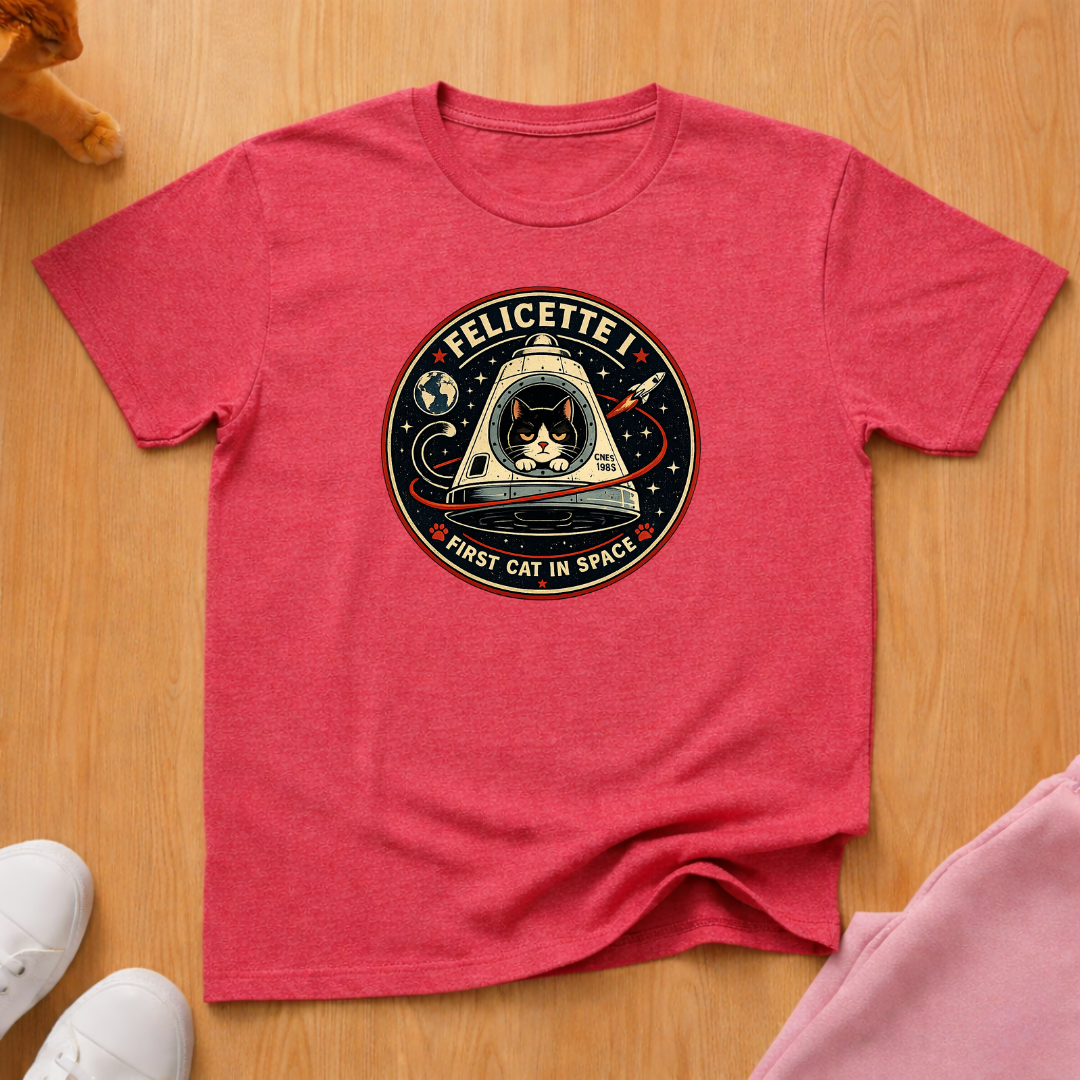 First cat in space T-shirt