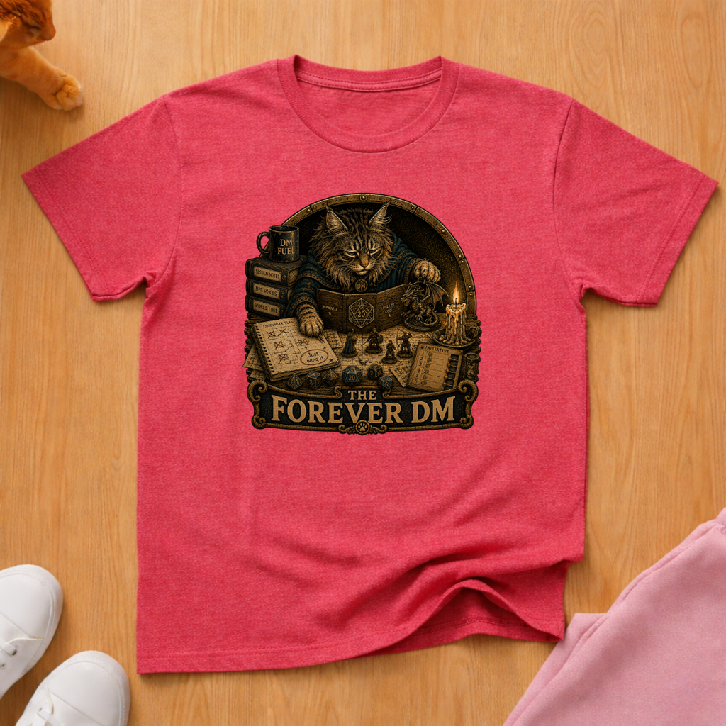 RPG player forever DM T-shirt
