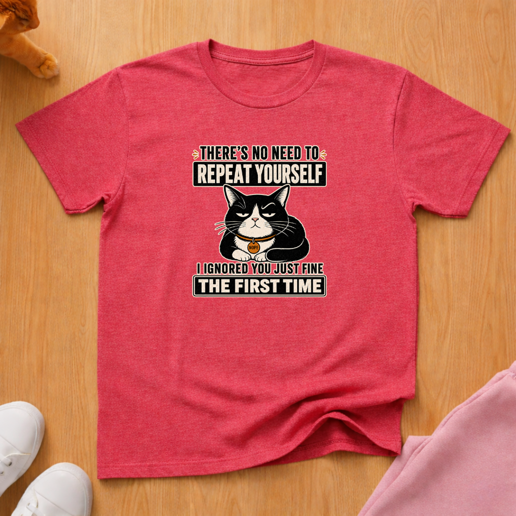 No need to repeat yourself T-shirt