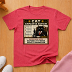 Cat employee review T-shirt