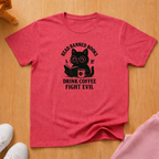 Read banned books cat T-shirt