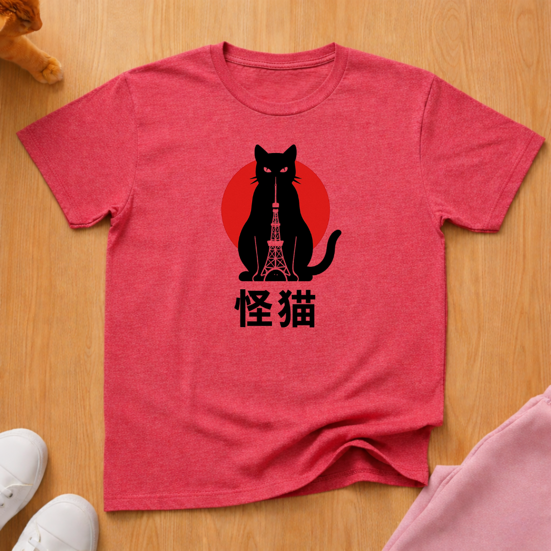 Japanese Monster cat T-shirt