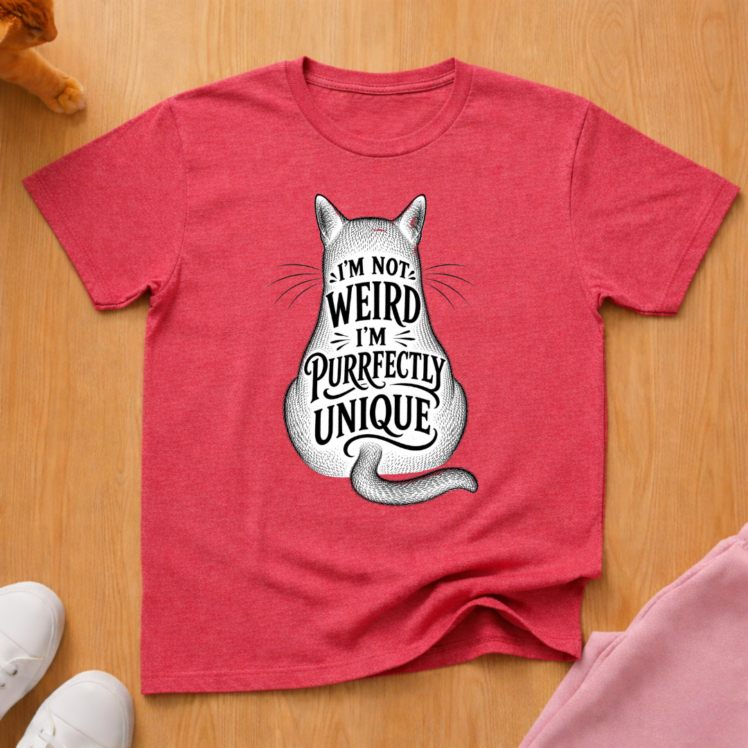 Purrfectly unique (dark) T-shirt