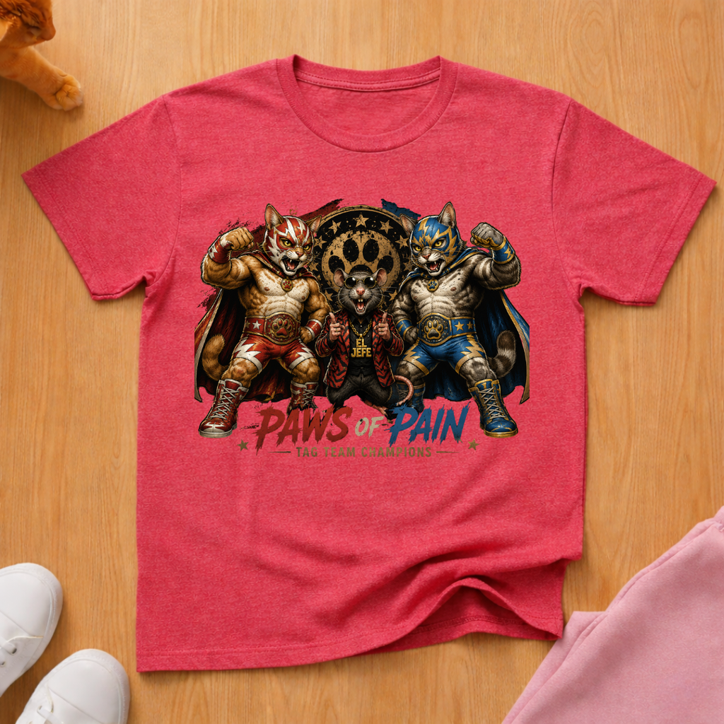 Paws of Pain tag team T-shirt