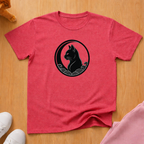 Moon cat and waves T-shirt