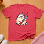 Chonky What? knife cat T-shirt