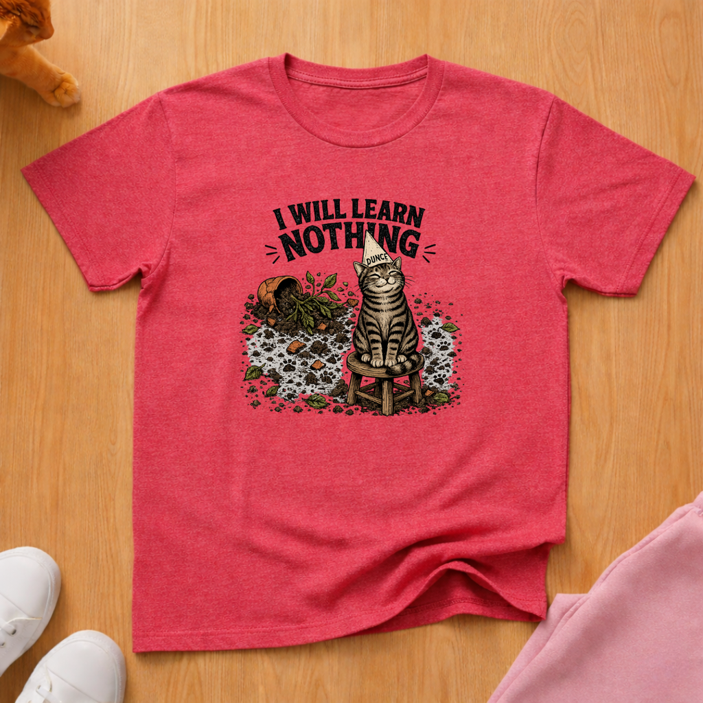 I will learn nothing T-shirt