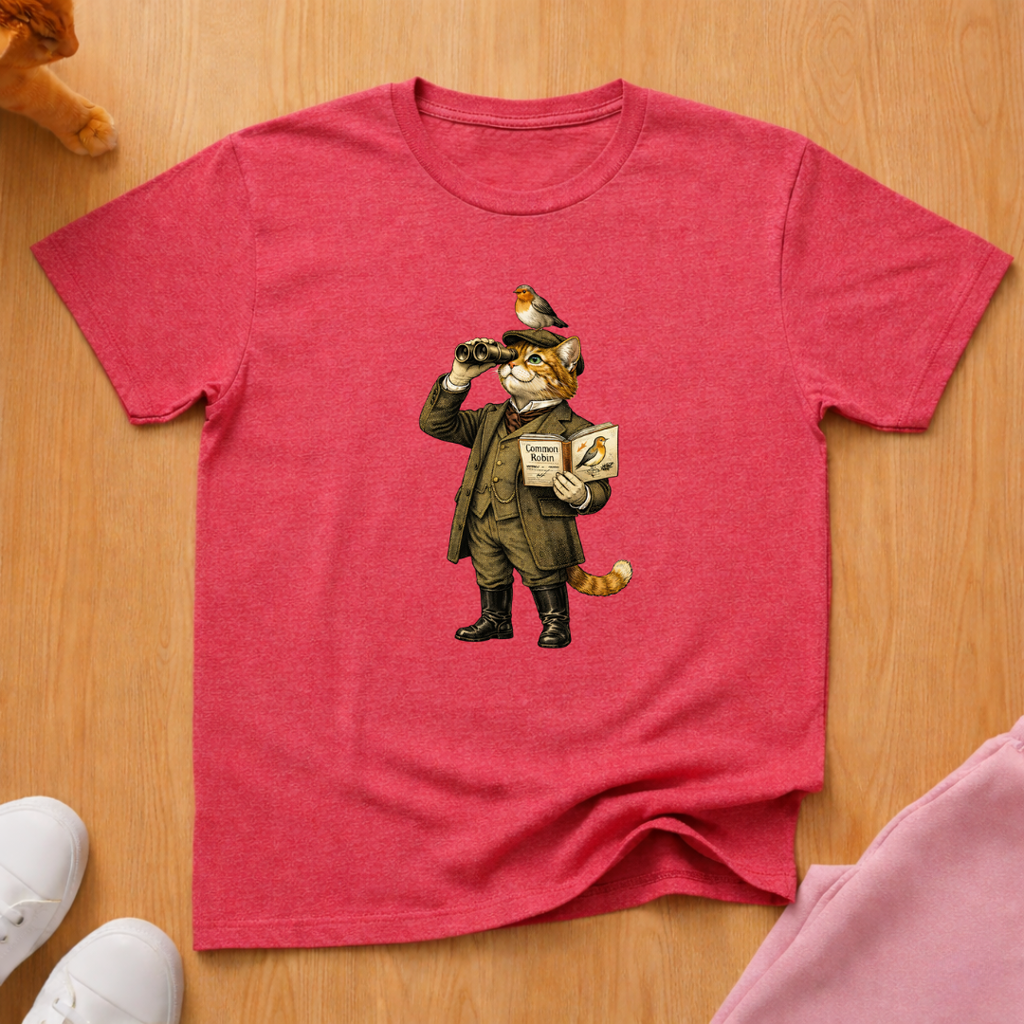 English bird watcher T-shirt
