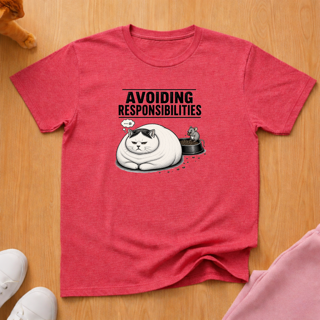 Avoiding responsibilities (dark) T-shirt