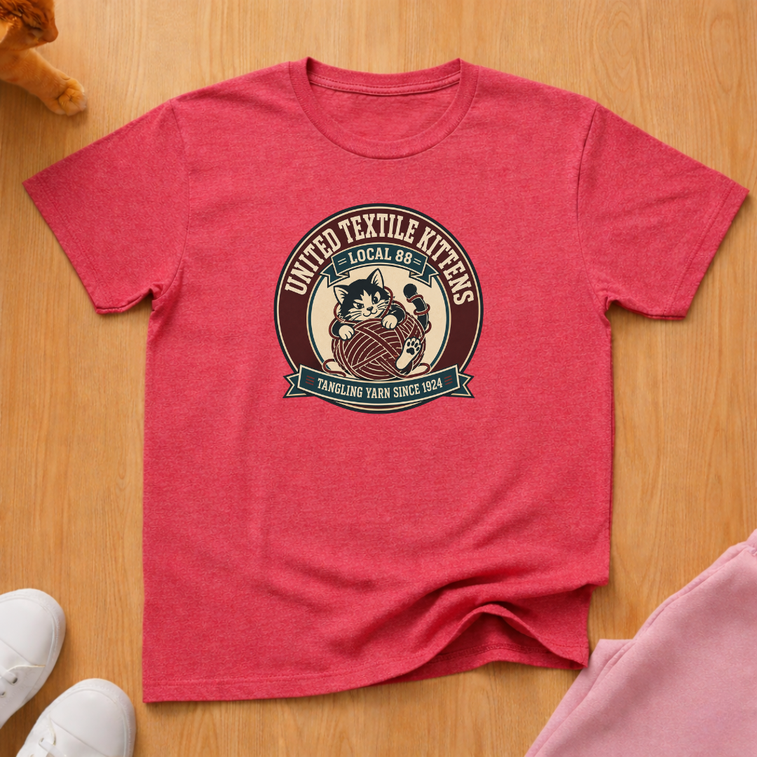 Textile kittens local 88 T-shirt