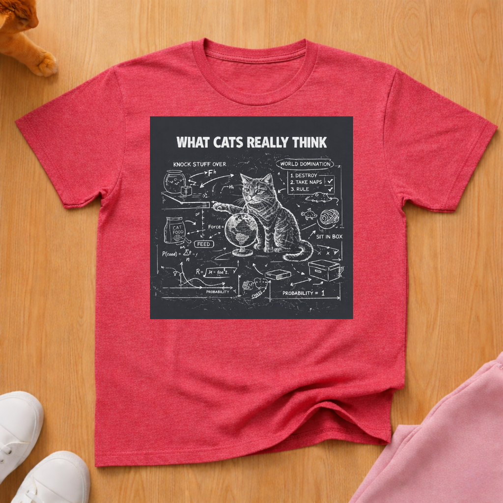 What cats really think T-shirt