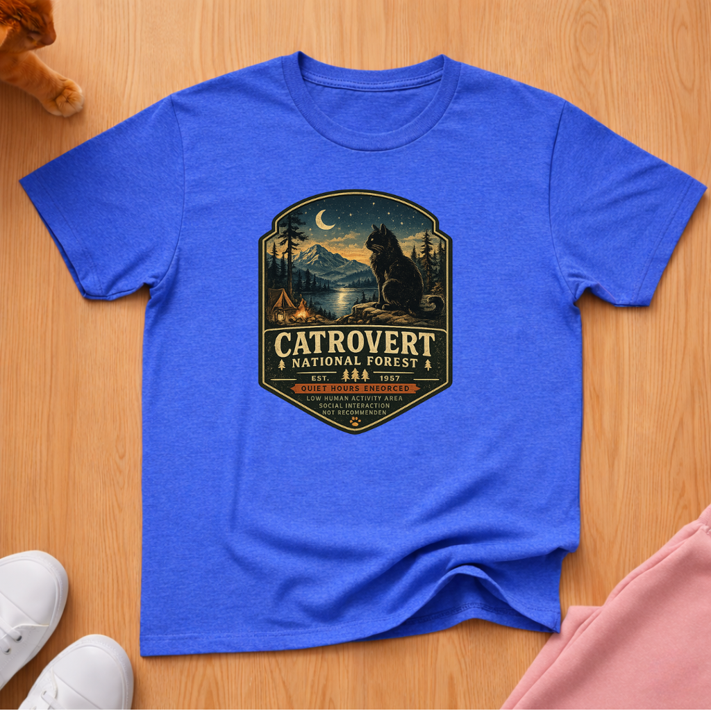 Catrovert national forest T-shirt