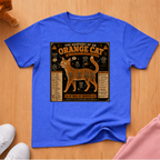 Anatomy of an orange cat T-shirt