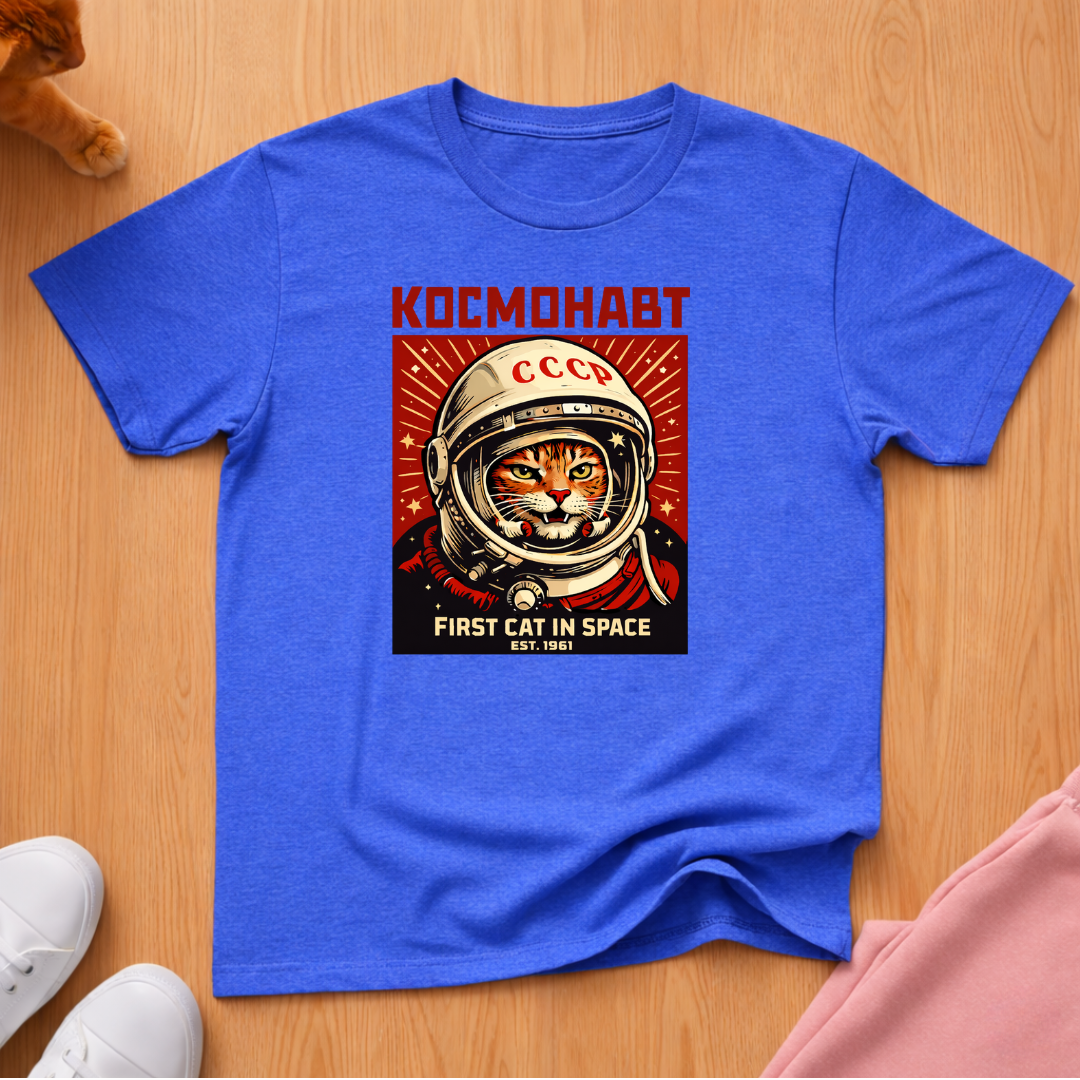 Cosmonaut cat T-shirt