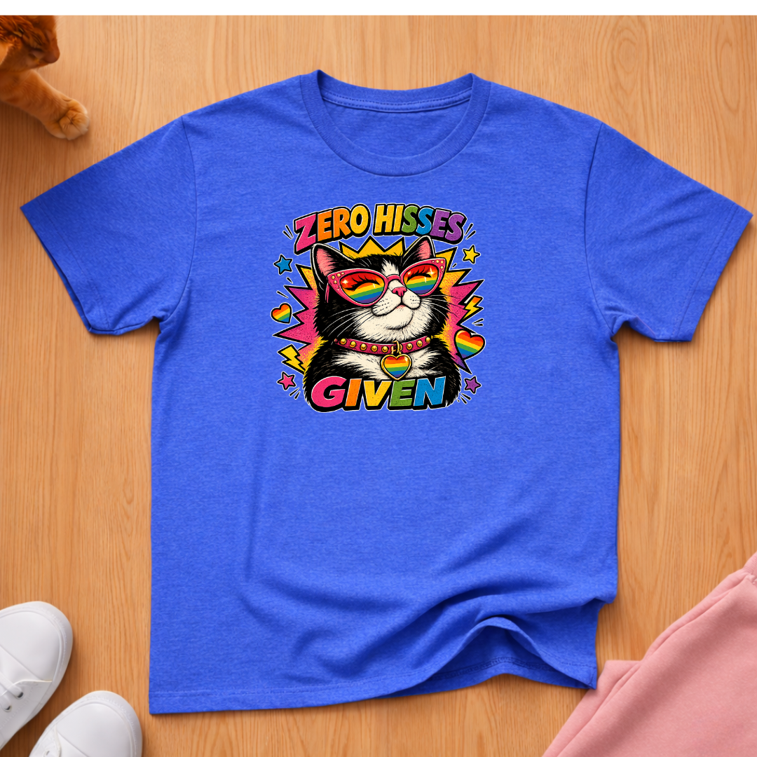 Zero hisses given T-shirt