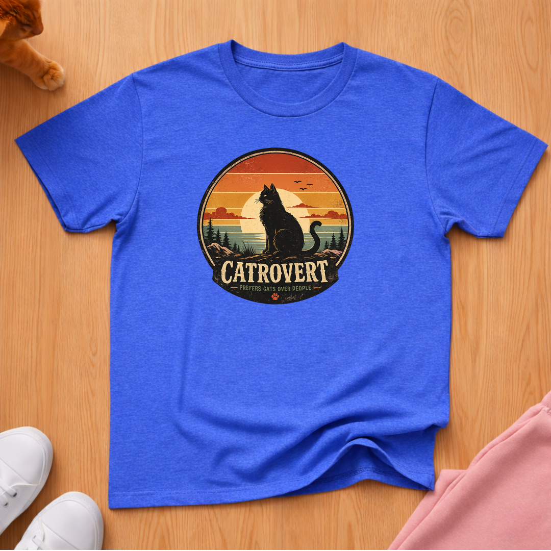 Catrovert retro T-shirt
