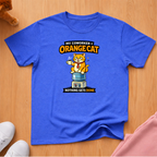 My coworker = Orange cat T-shirt