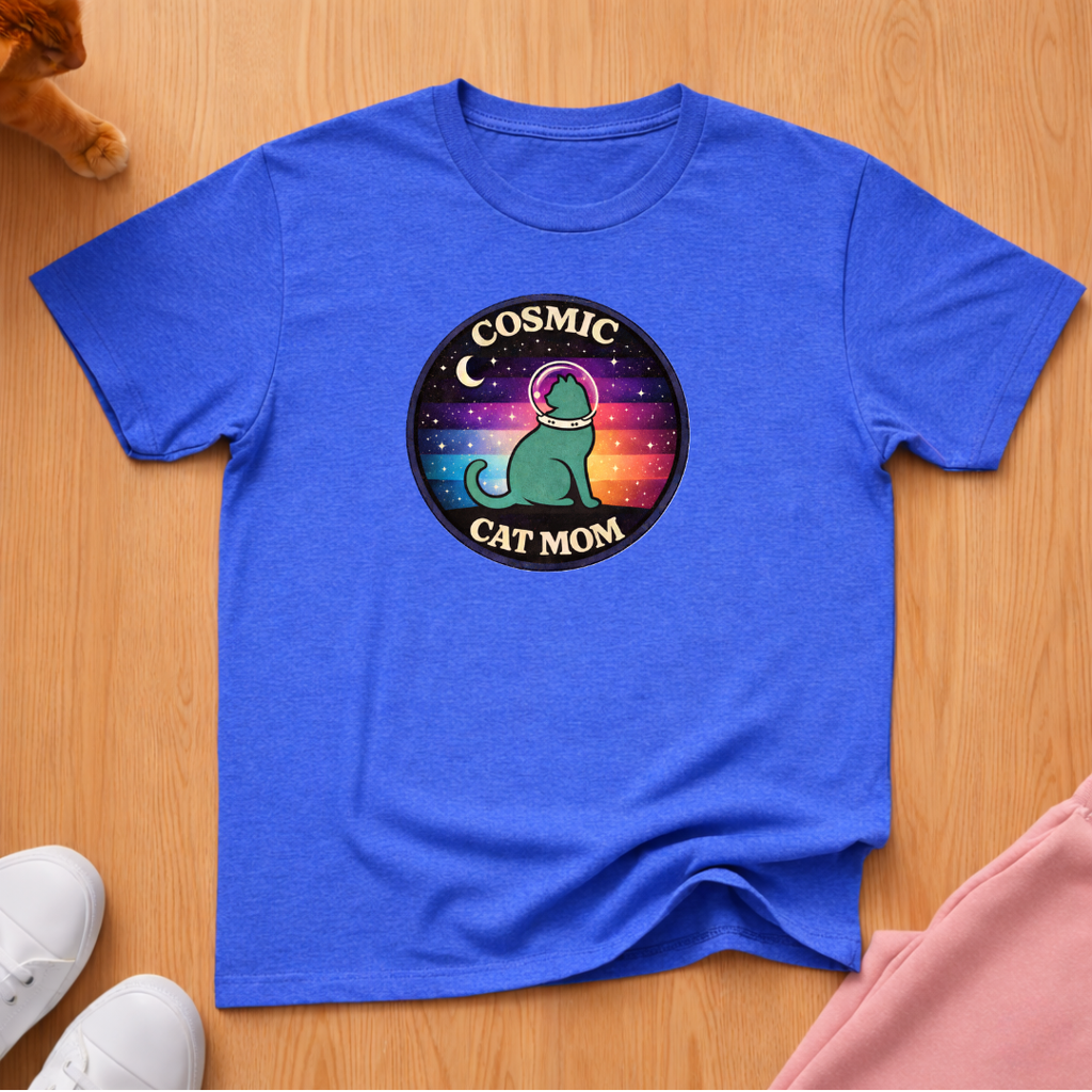 Cosmic Cat Mom T-shirt