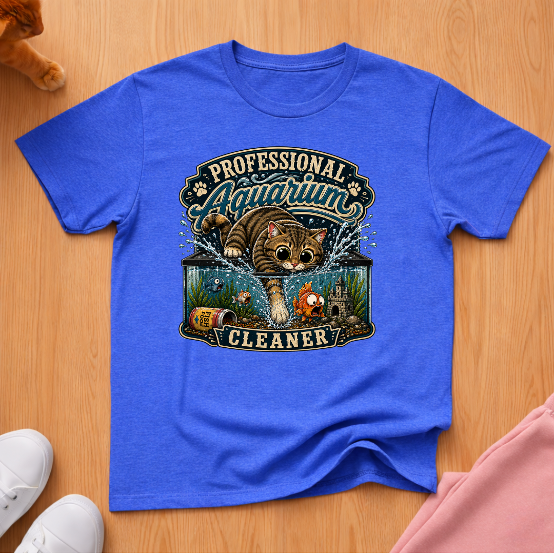 Professional aquarium cleaner T-shirt