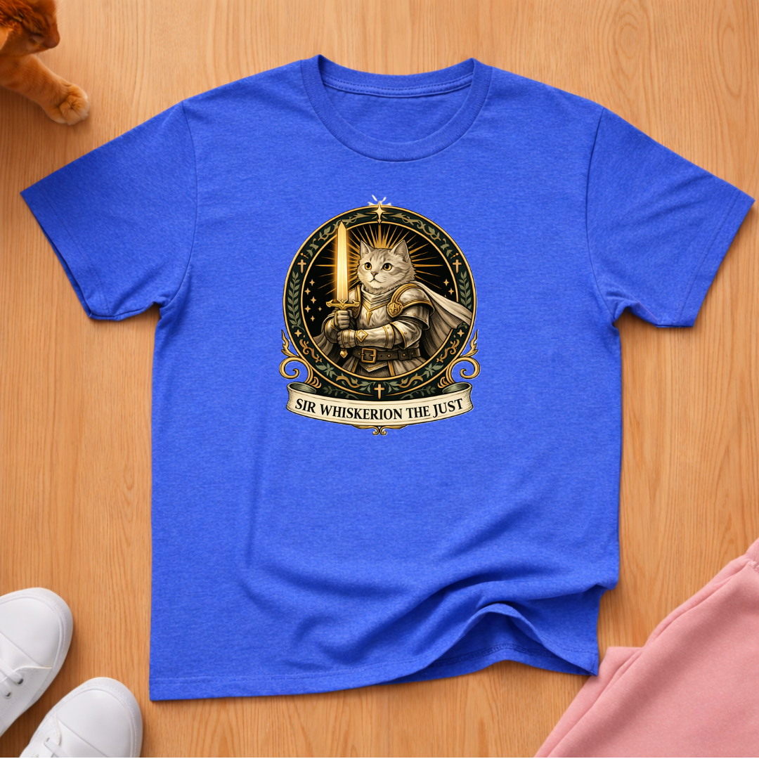 RPG Paladin "Sir Whiskerion" T-shirt