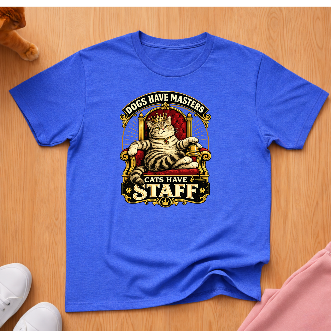Cats have staff T-shirt