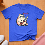 Chonky What? knife cat T-shirt