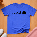 Cat evolution (Black) T-shirt