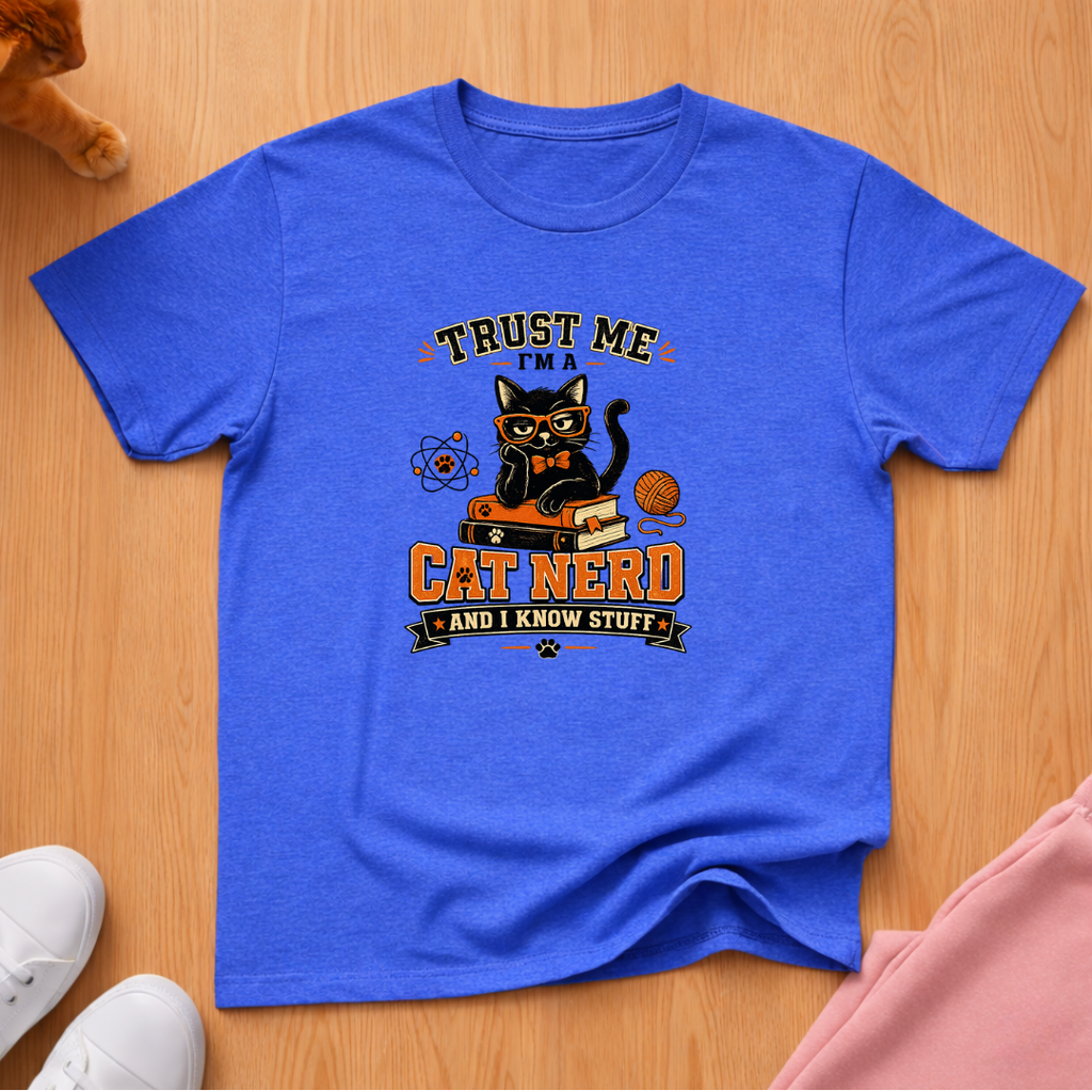 Cat nerd T-shirt