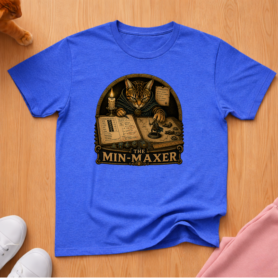 RPG player min-maxer T-shirt