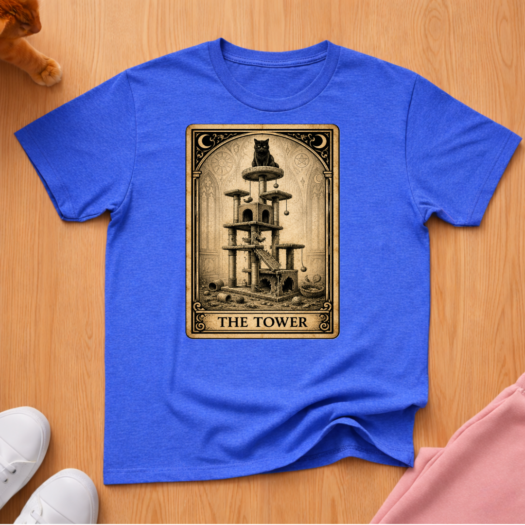 "The Tower" Tarot Card T-shirt
