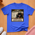 Cat employee review T-shirt