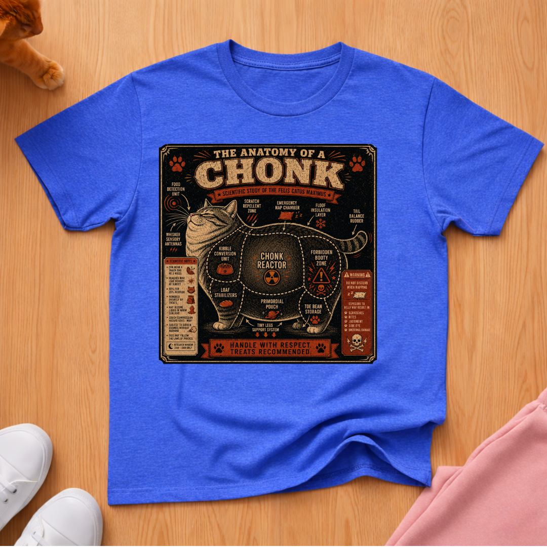Anatomy of a chonk T-shirt