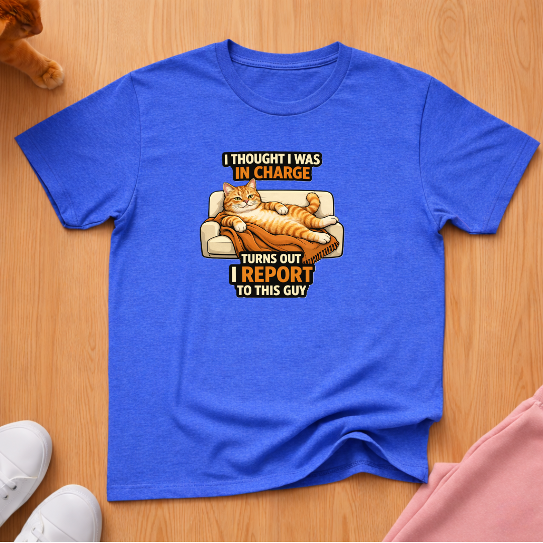 I report to this guy T-shirt