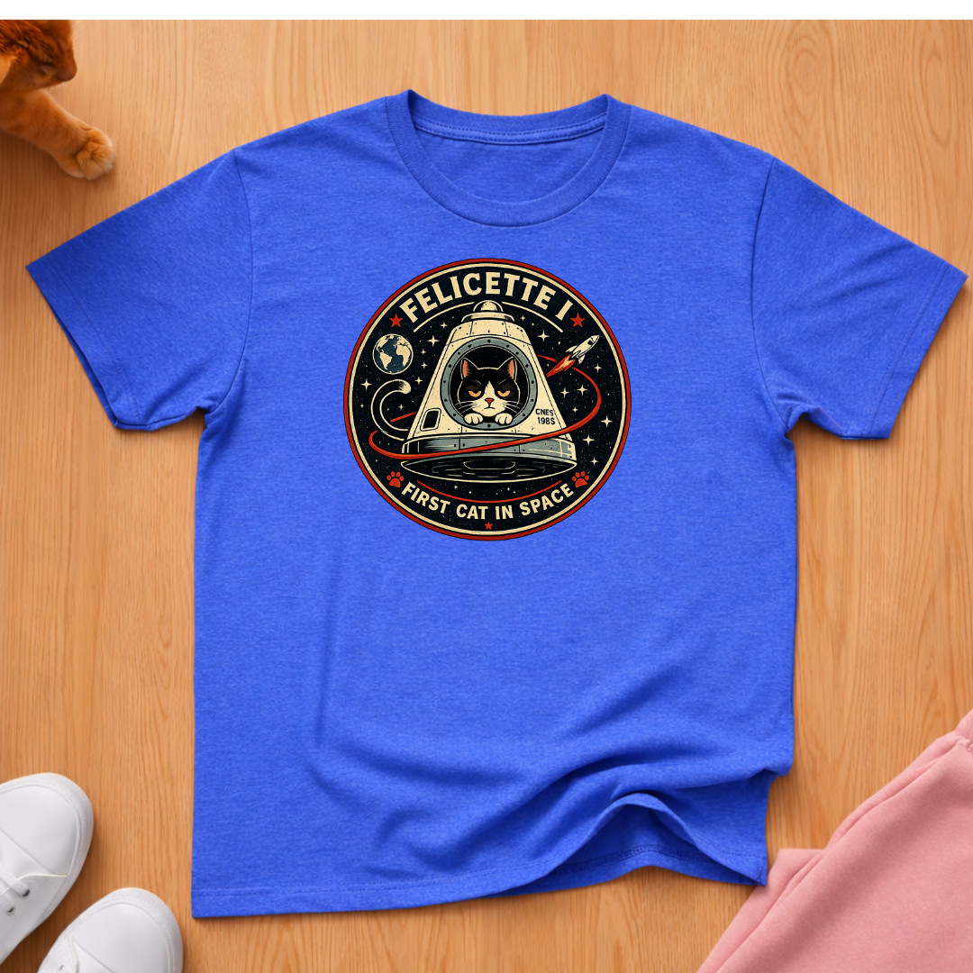 First cat in space T-shirt