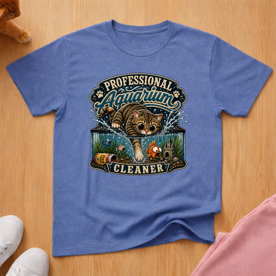 Professional aquarium cleaner T-shirt