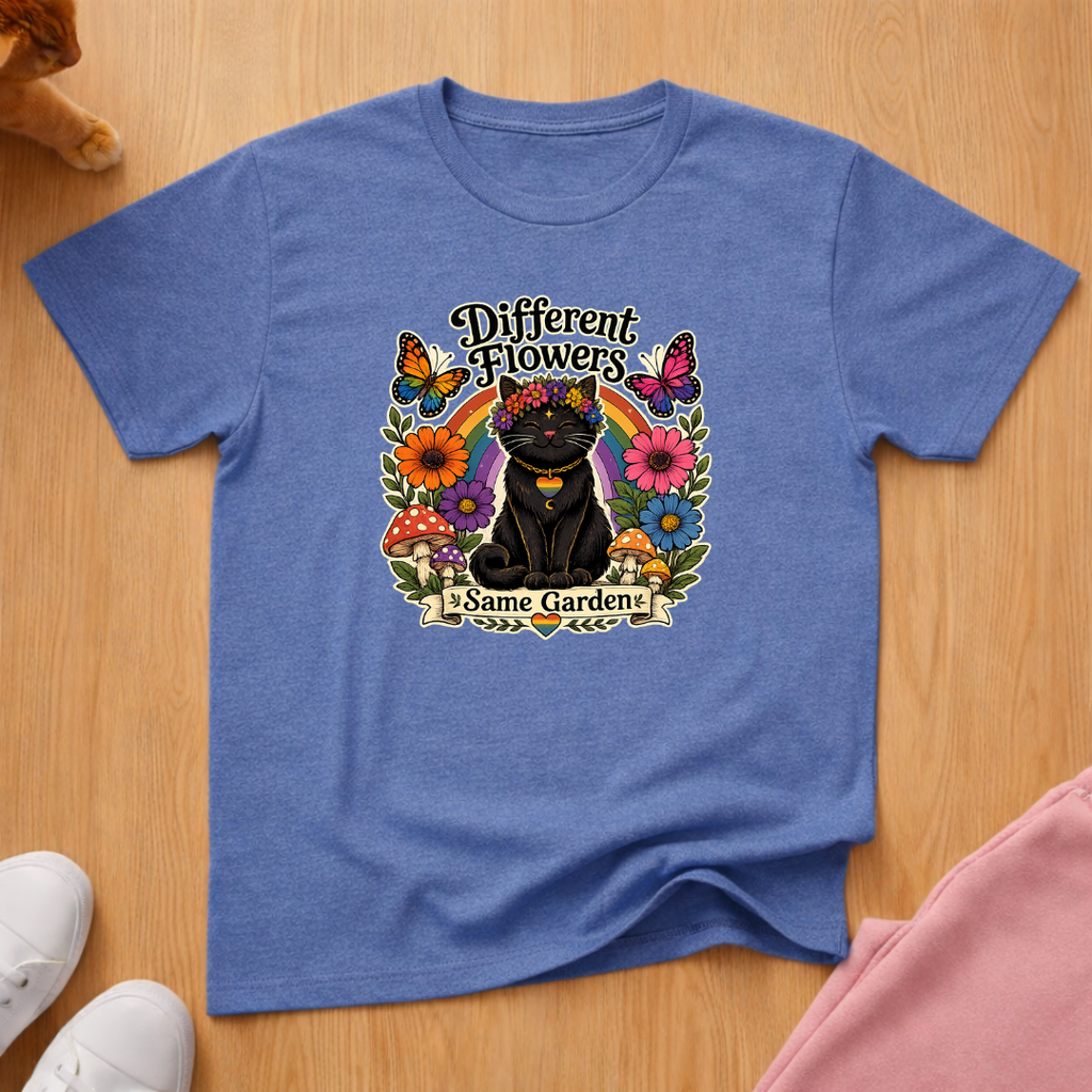 Different flowers T-shirt