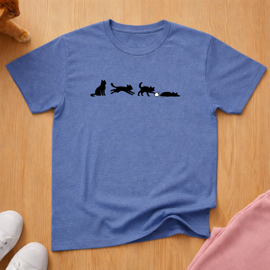 Cat progression 2 T-shirt