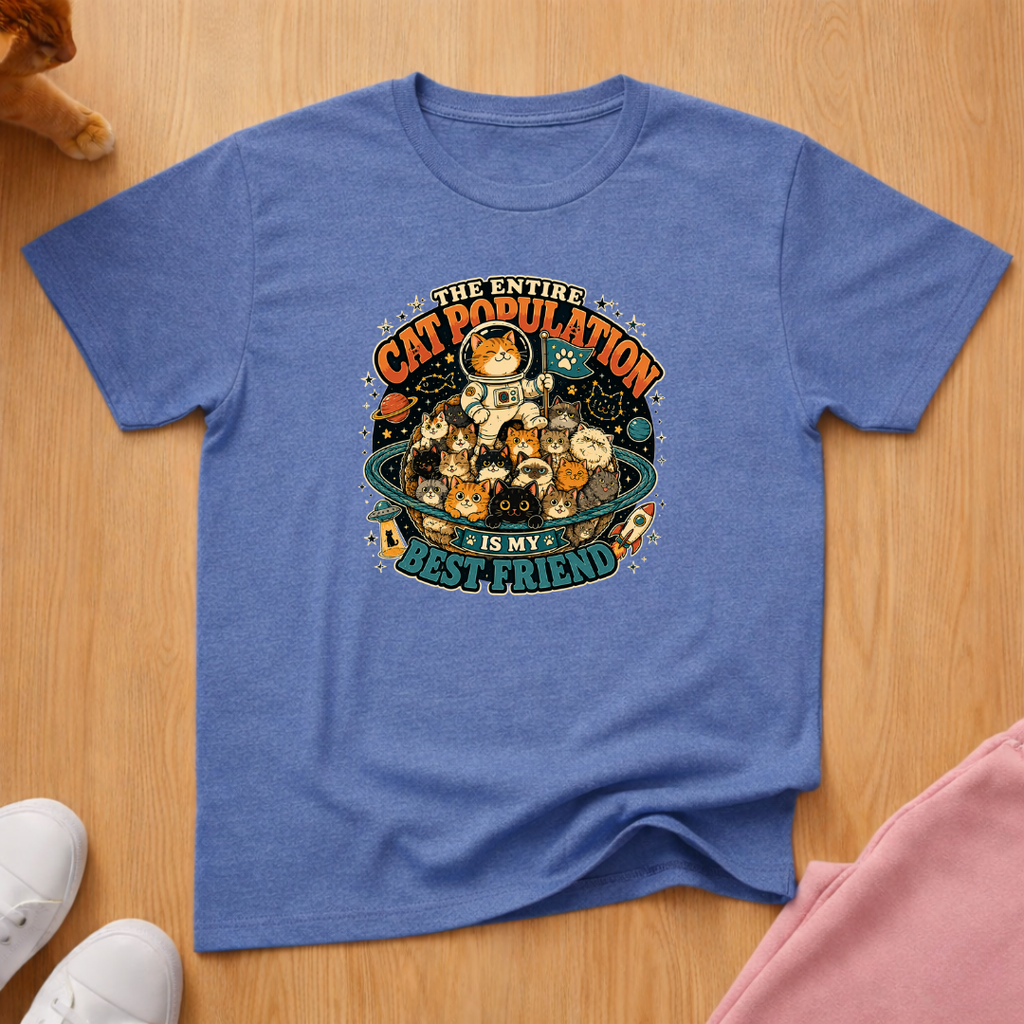 My best friend planet T-shirt